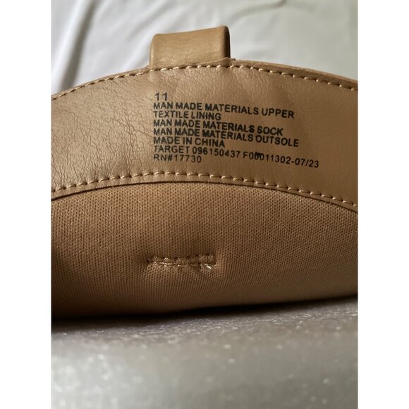 Knee High Light Brown Faux Leather Memory Foam Boots Size 11 Made In China With - Picture 5 of 8